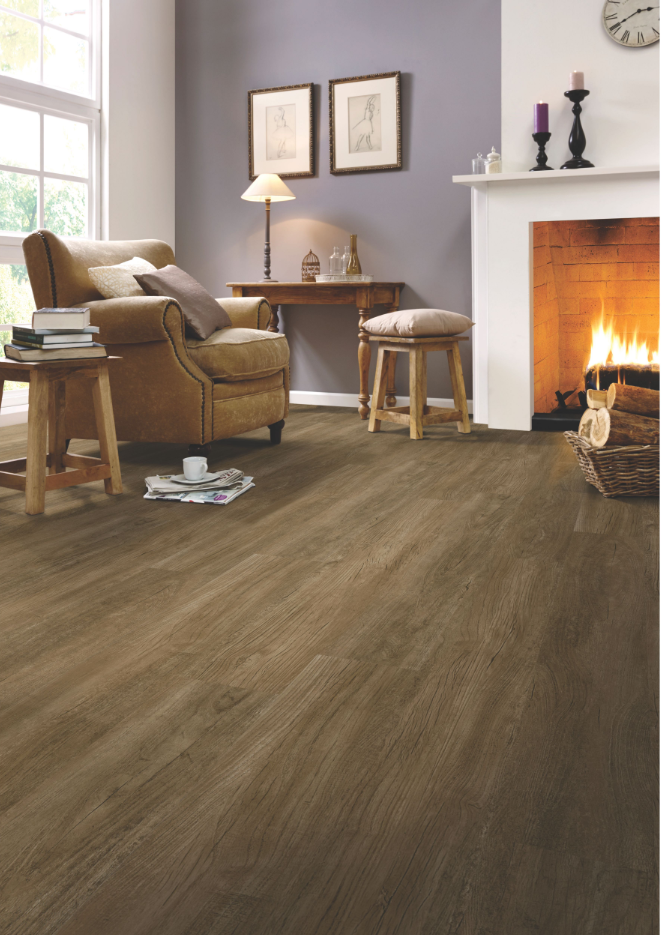 Clearance Walnut Mocha LVP at 1.89 per square foot.